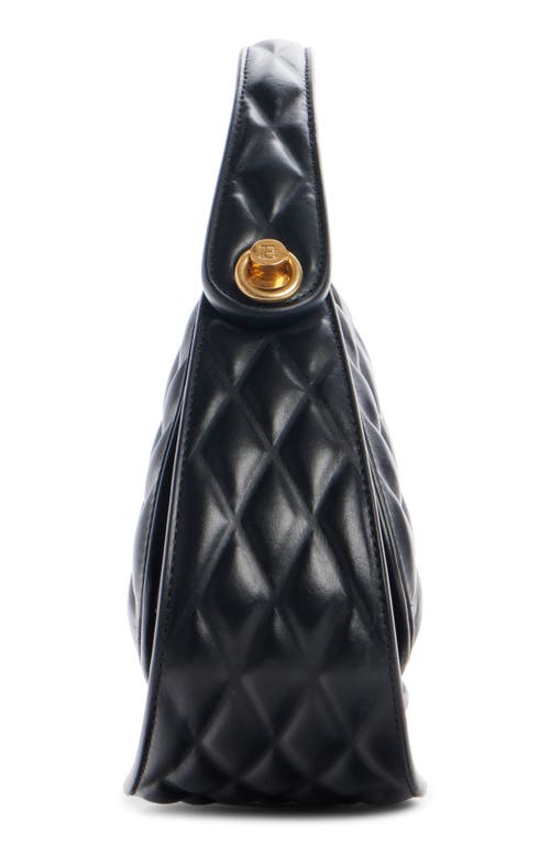 BALMAIN BALMAIN MEDIUM JOLIE MADAME QUILTED LEATHER TOP HANDLE BAG