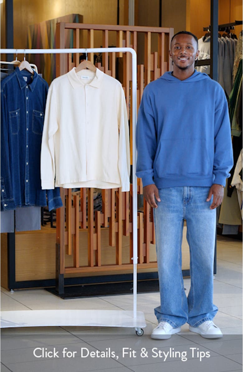 Cotton Piqué Button-Up Shirt, sales video thumbnail