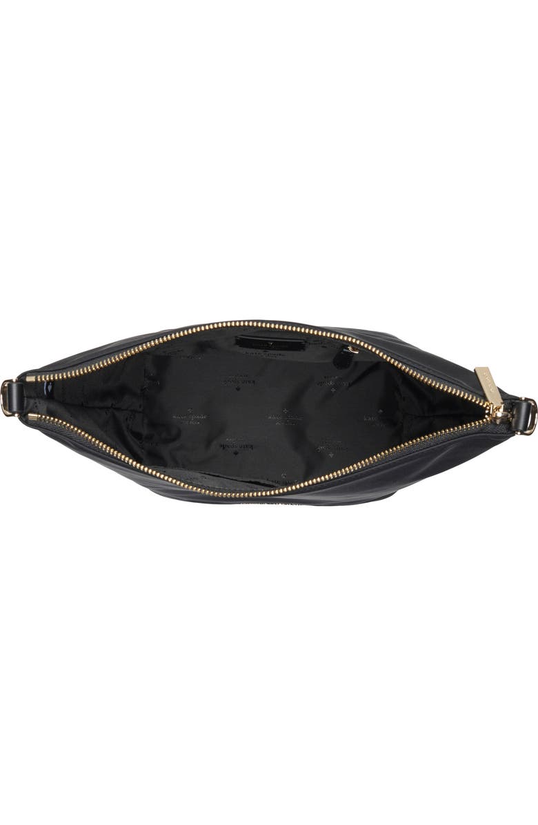 Kate Spade New York large chelsea nylon crossbody bag, Alternate, color, Black