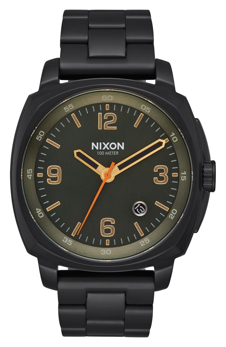 Nixon Charger Bracelet Watch, 42mm, Main, color,