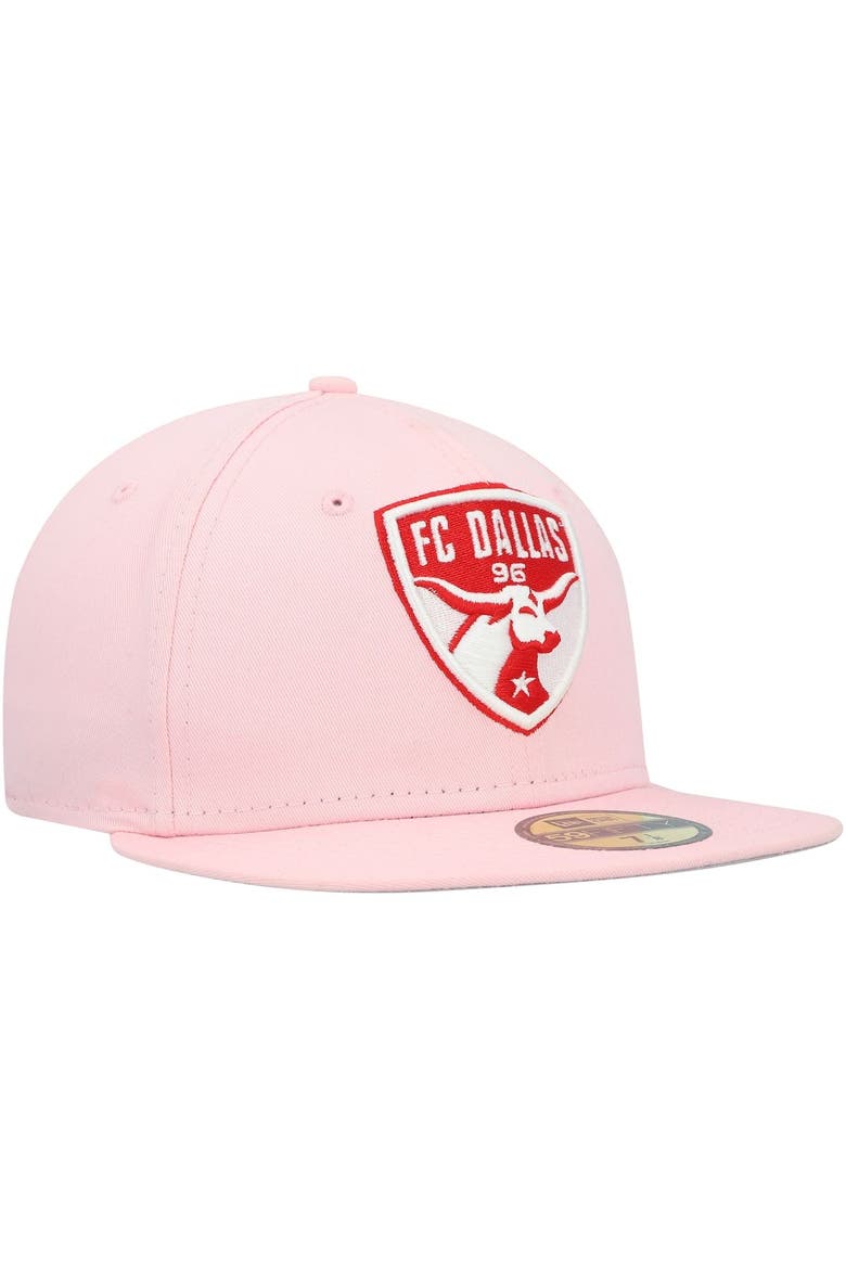 Men's New Era Pink FC Dallas Pastel Pack 59FIFTY Fitted Hat, Alternate, color, Pink