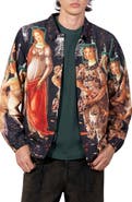 PLEASURES Facial Recognition Cotton Coach Jacket