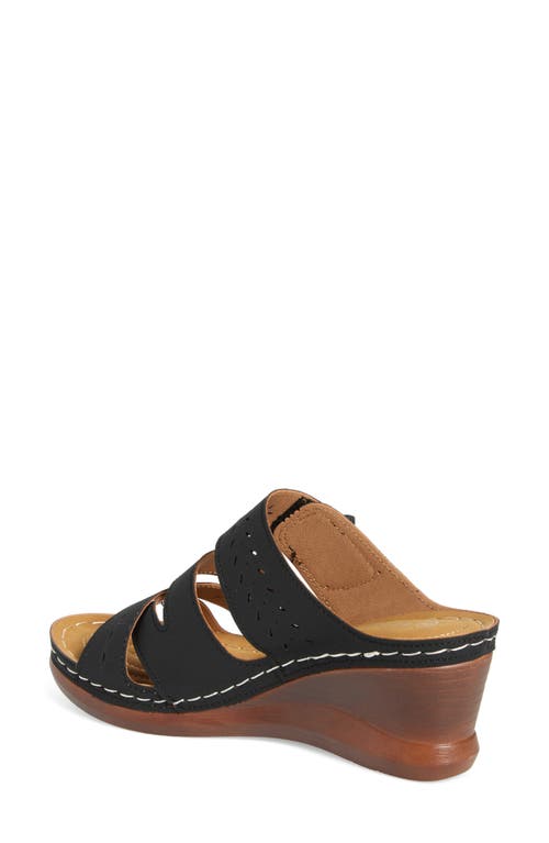 Extreme By Eddie Marc Wedge Slide Sandal