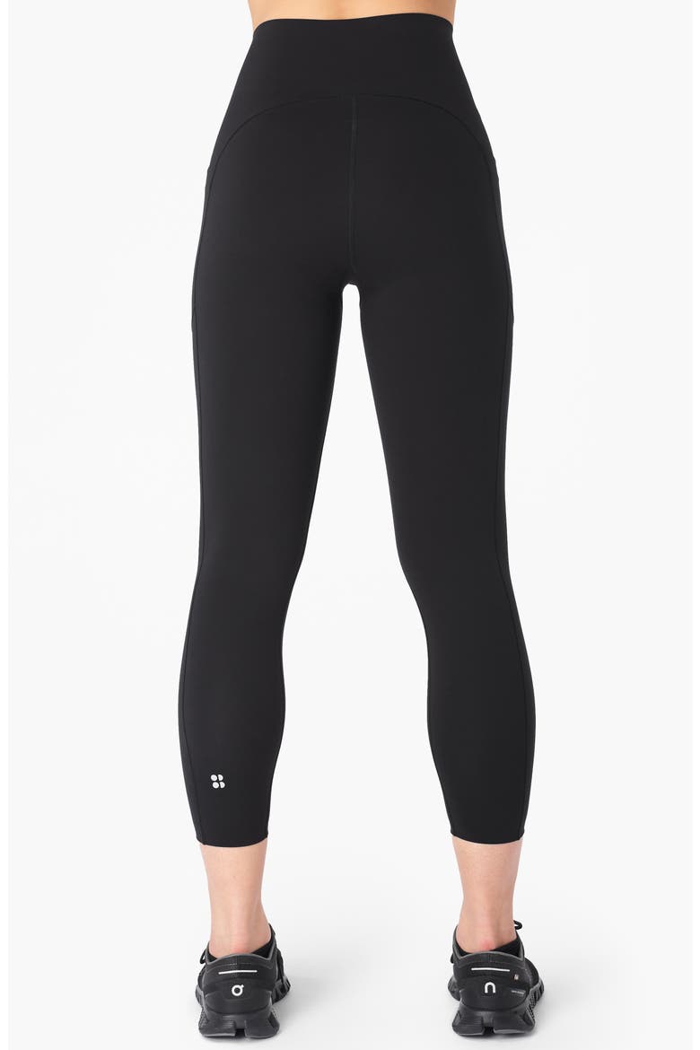 Power High Waist Pocket 7/8 Leggings, Alternate, color, BLACK