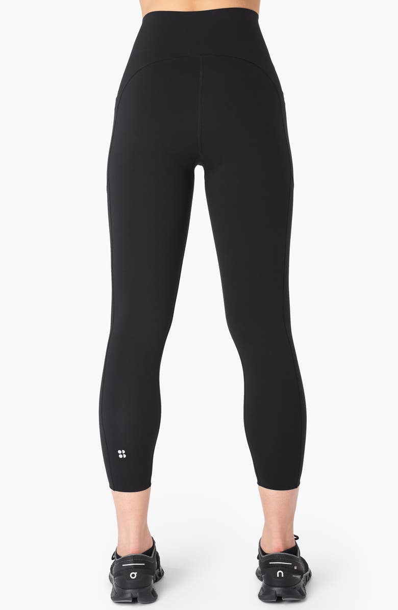 Sweaty Betty Power High Waist Pocket 7/8 Leggings, Alternate, color, Black