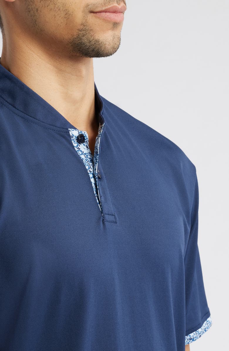 Swannies Pace Blade Collar Piqué Polo, Alternate, color, Midnight Navy