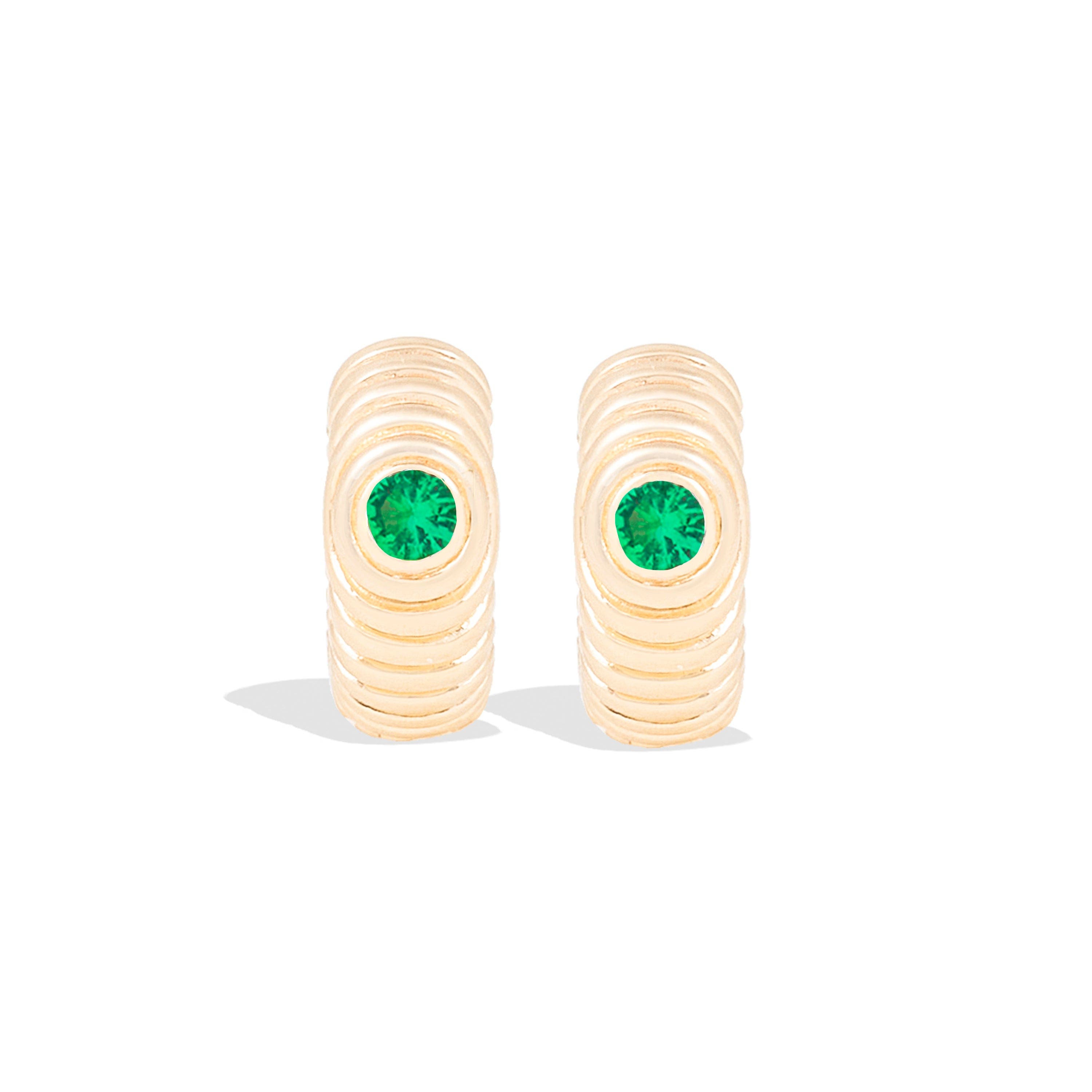 Tsavorite- Gold