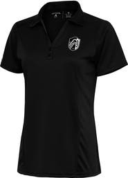 ANTIGUA Women's Antigua Black St. Louis City SC Brushed Metallic Logo Tribute Polo