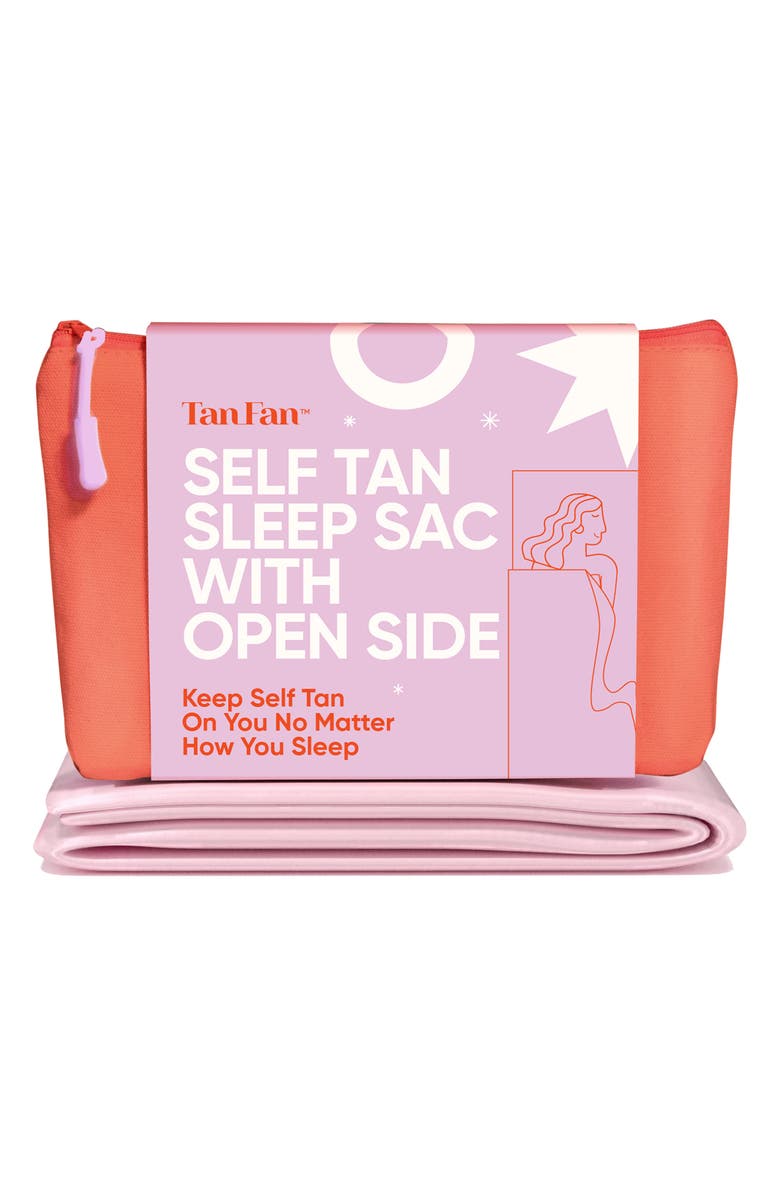 Tan Fan Self Tan Sleep Sac with Open Side in Pink, Main, color, 