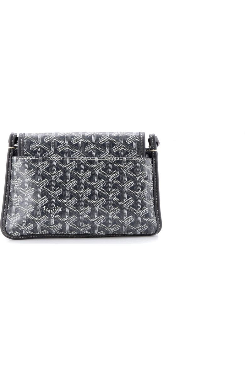 Pre-Owned Goyard Plumet Clutch Wallet Coated Canvas, Alternate, color, Gray