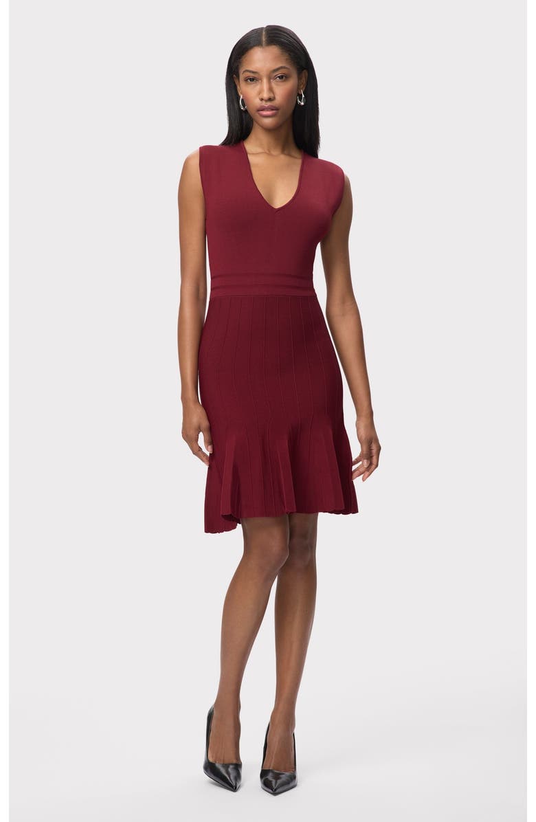 Herve Leger The Azalea Dress, Main, color, Redrock