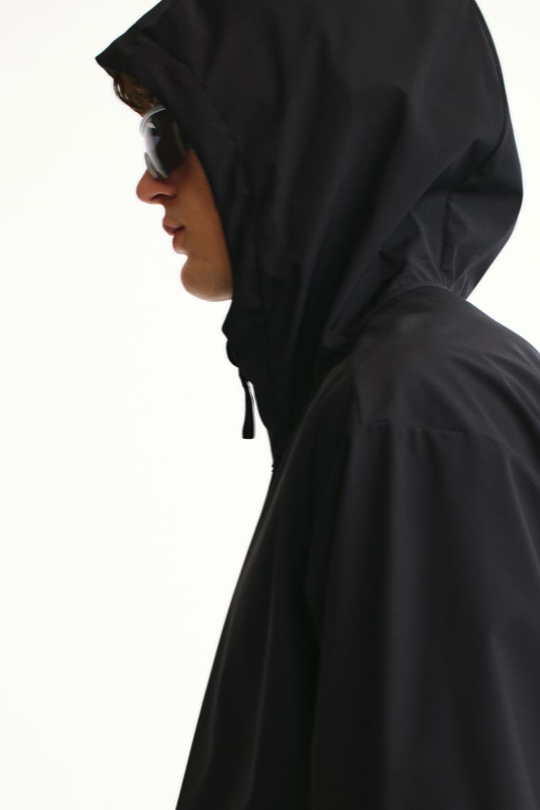 Regular-Fit Water-Repellent Softshell Jacket, Alternate, color, Black