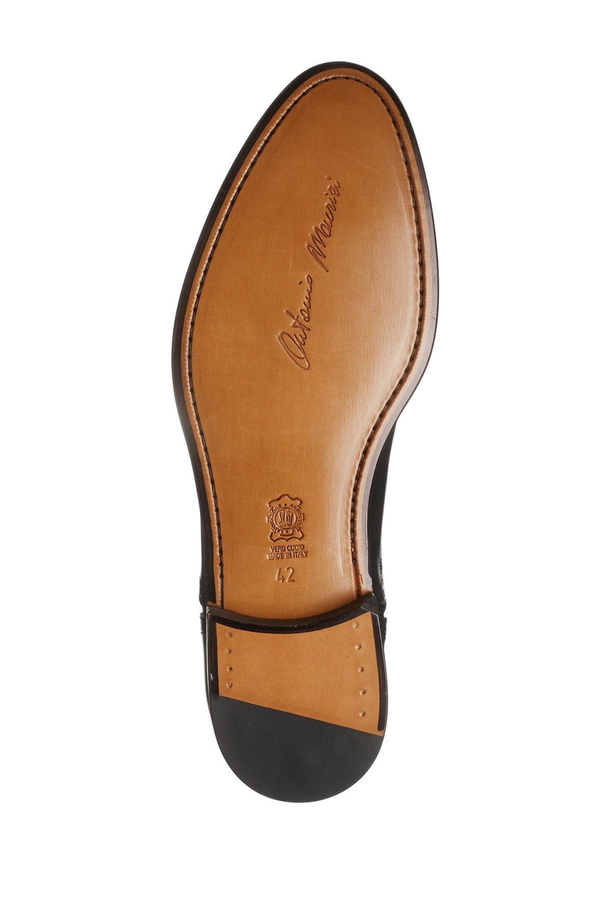 ANTONIO MAURIZI Leather Medallion Cap Toe Oxford, Alternate, color, 