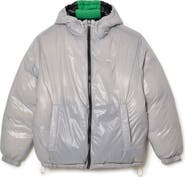 Lacoste Reversible Hooded Puffer Jacket