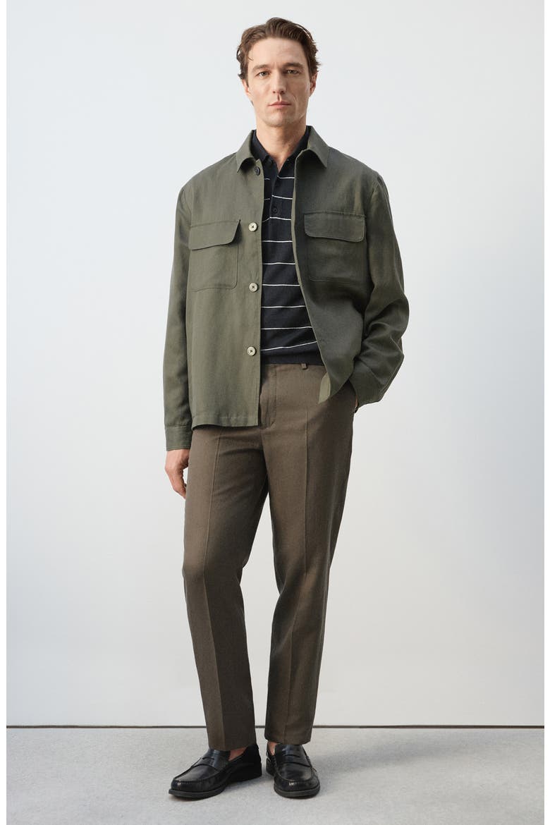 Rucked Back Jacket, Alternate, color, MEDIUM BROWN