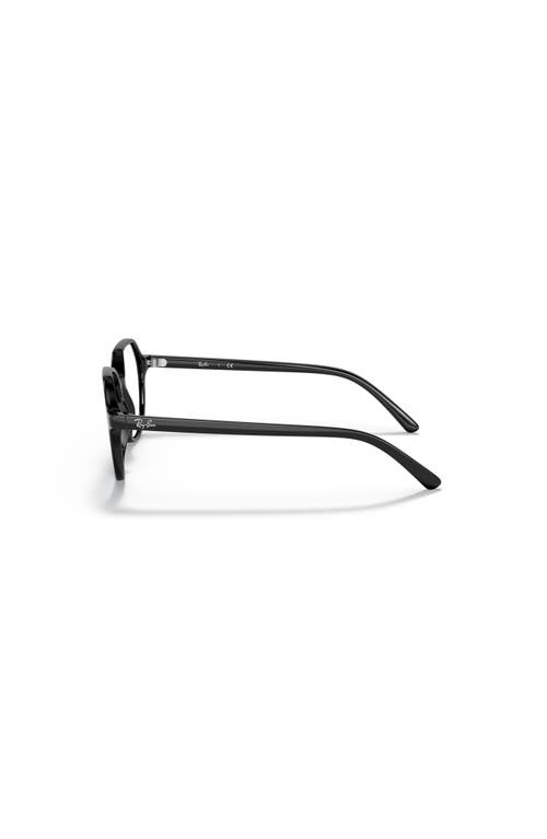 Ray Ban Ray-ban 47mm Square Optical Glasses In Black