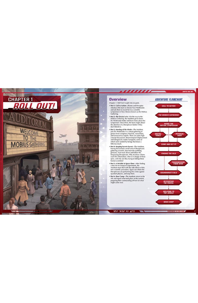 Renegade Game Studios Transformers Roleplaying Game The Time is Now Adventure Book, Alternate, color, Multicolored
