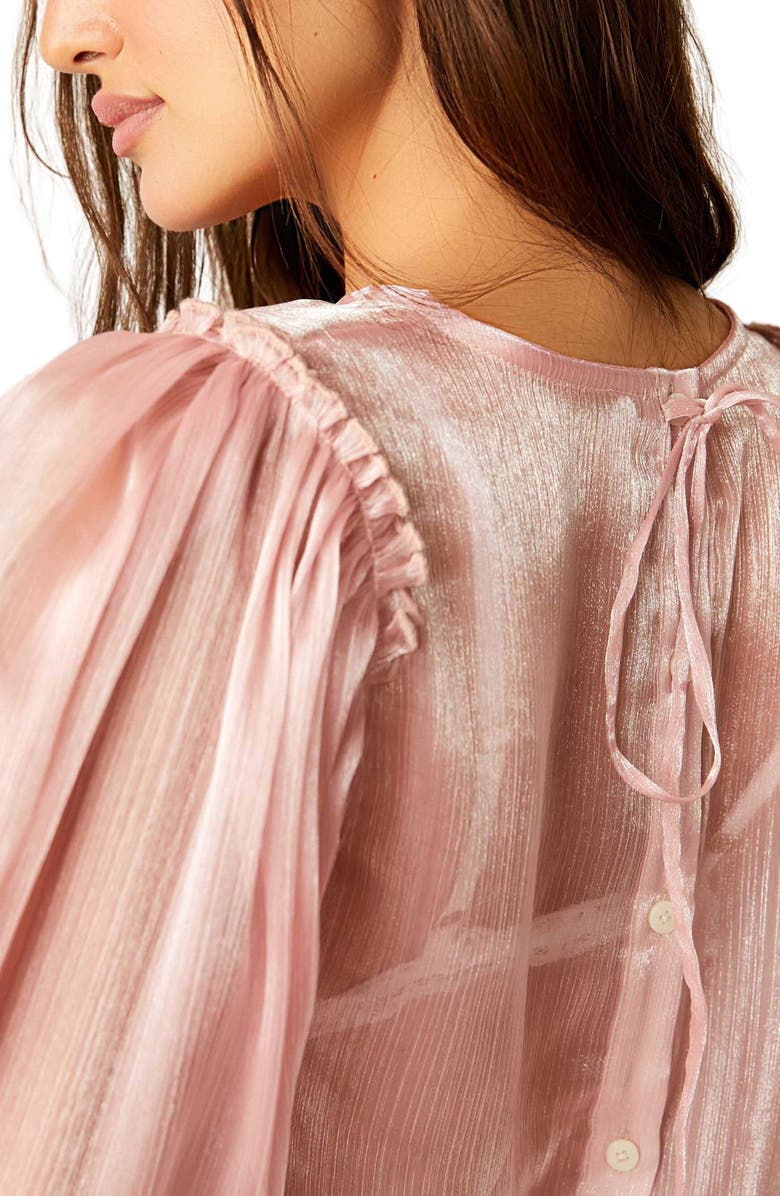 Free People Freya Frost Top, Alternate, color, Pale Pink