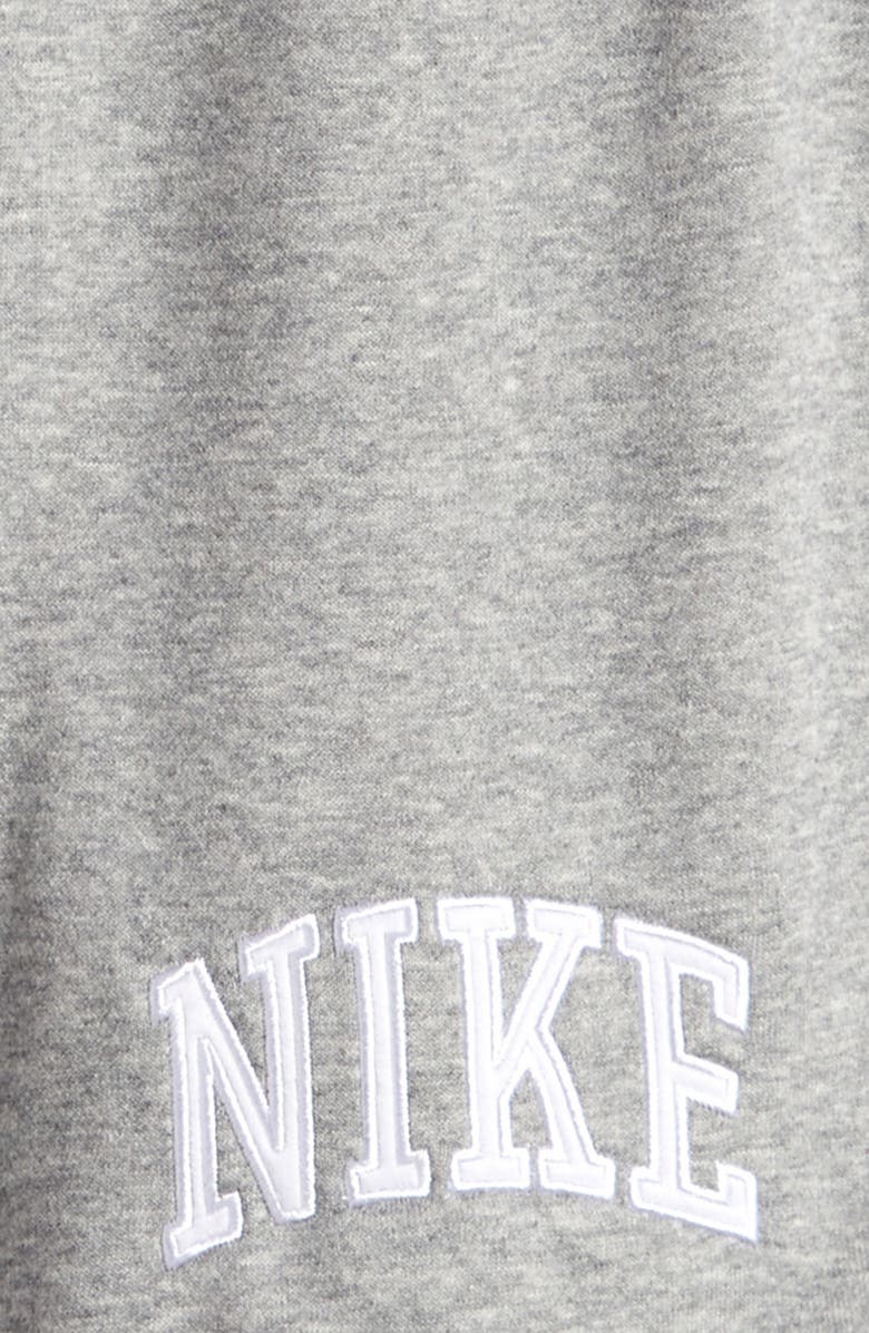 Nike Kids' Sportswear Club French Terry Shorts, Alternate, color, Grey Heather/ Base Grey/ White