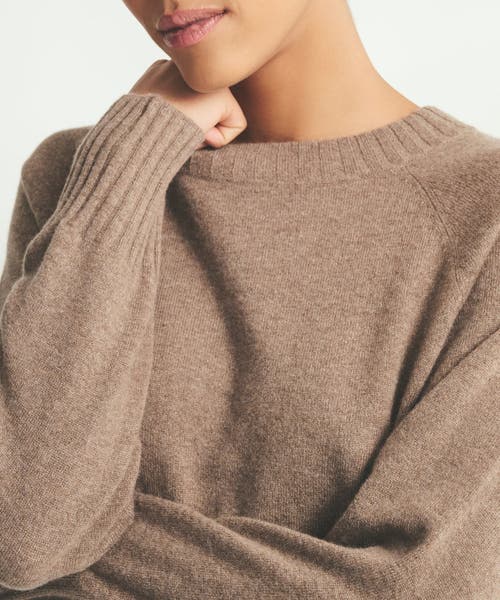 Naadam Signature Cashmere Raglan Crewneck Sweater