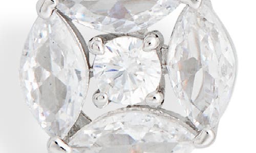 Nadri Linear Drop Earrings In Silver