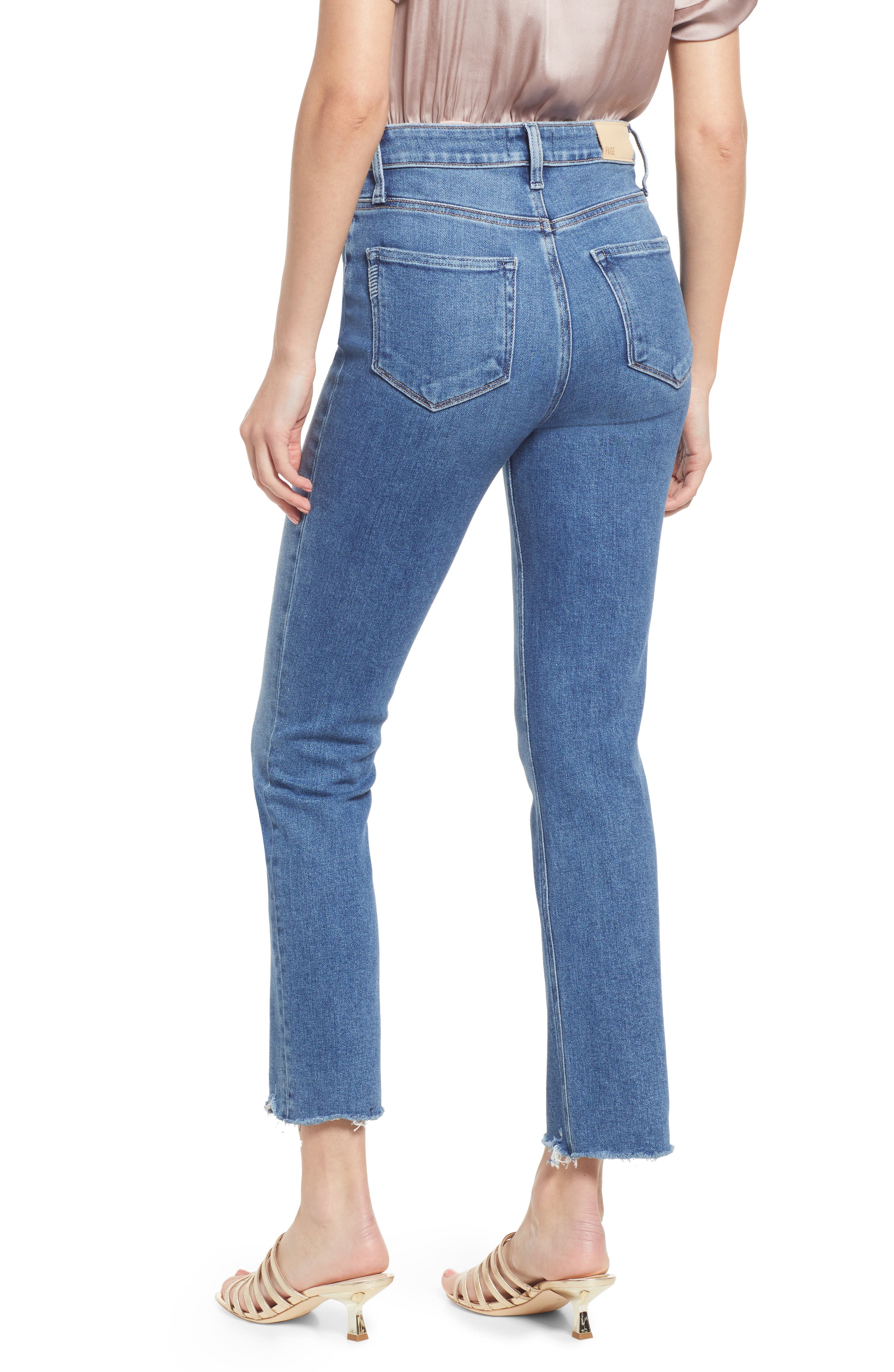 PAIGE Cindy High Waist Straight Leg Jeans (Women) | Nordstrom