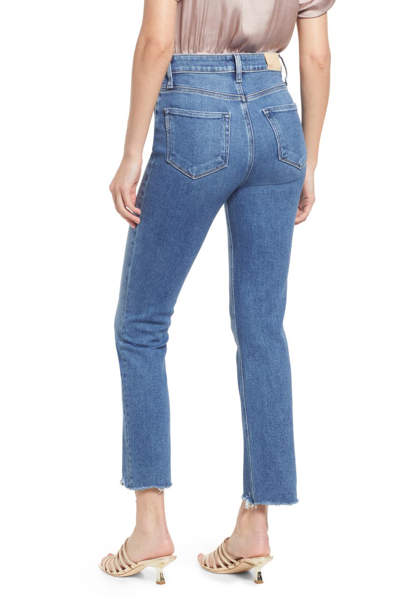 Cindy High Waist Straight Leg Jeans, Alternate, color, ROXANNE W/ GRAND HEM