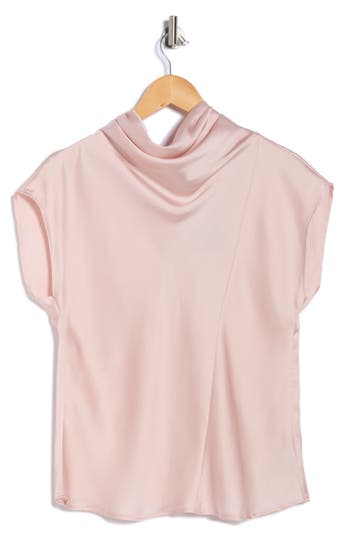 Sanctuary Scarf Satin Top In Pink