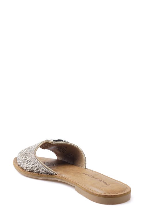Rock & Candy Rock And Candy Crystal Buckle Slide Sandal