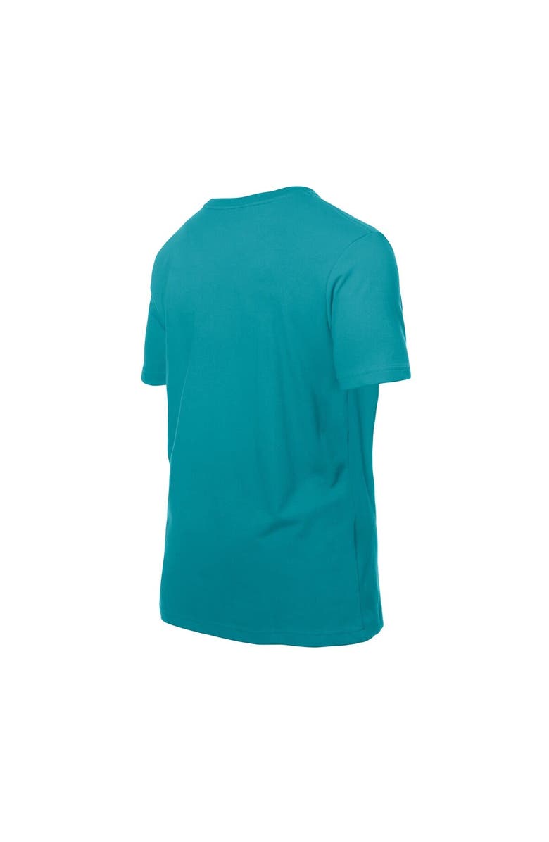 New Era Men's New Era  Aqua Miami Dolphins Combine Authentic Training Throwback T-Shirt, Alternate, color, Aqua