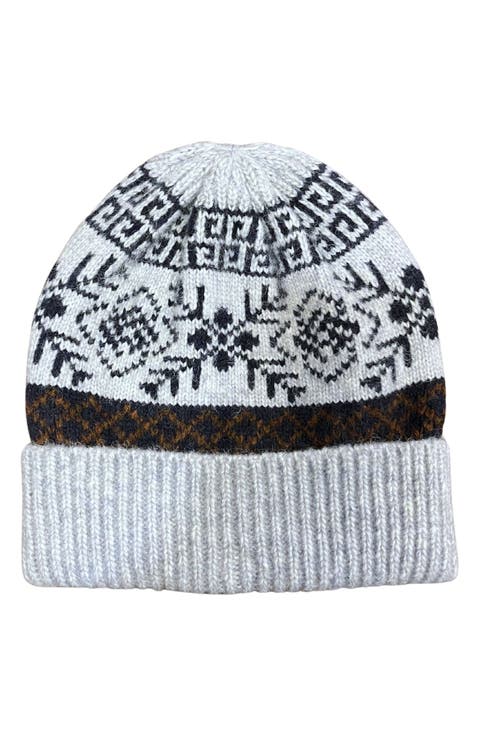 Fair Isle Knit Beanie