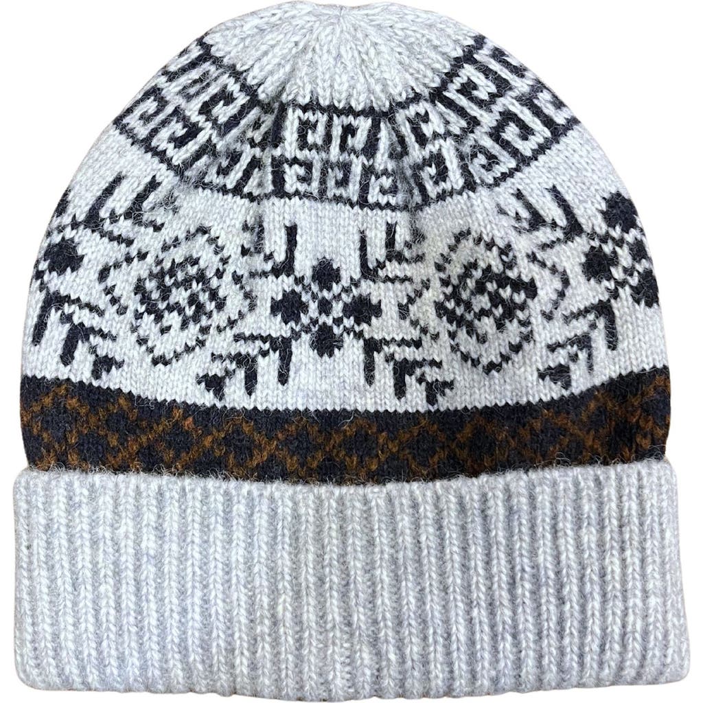 Marcus Adler Fair Isle Knit Beanie In Blue