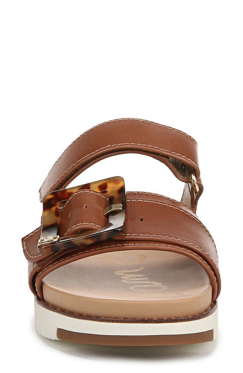 Sam Edelman Adrianna Two-strap Sandal In Saddle