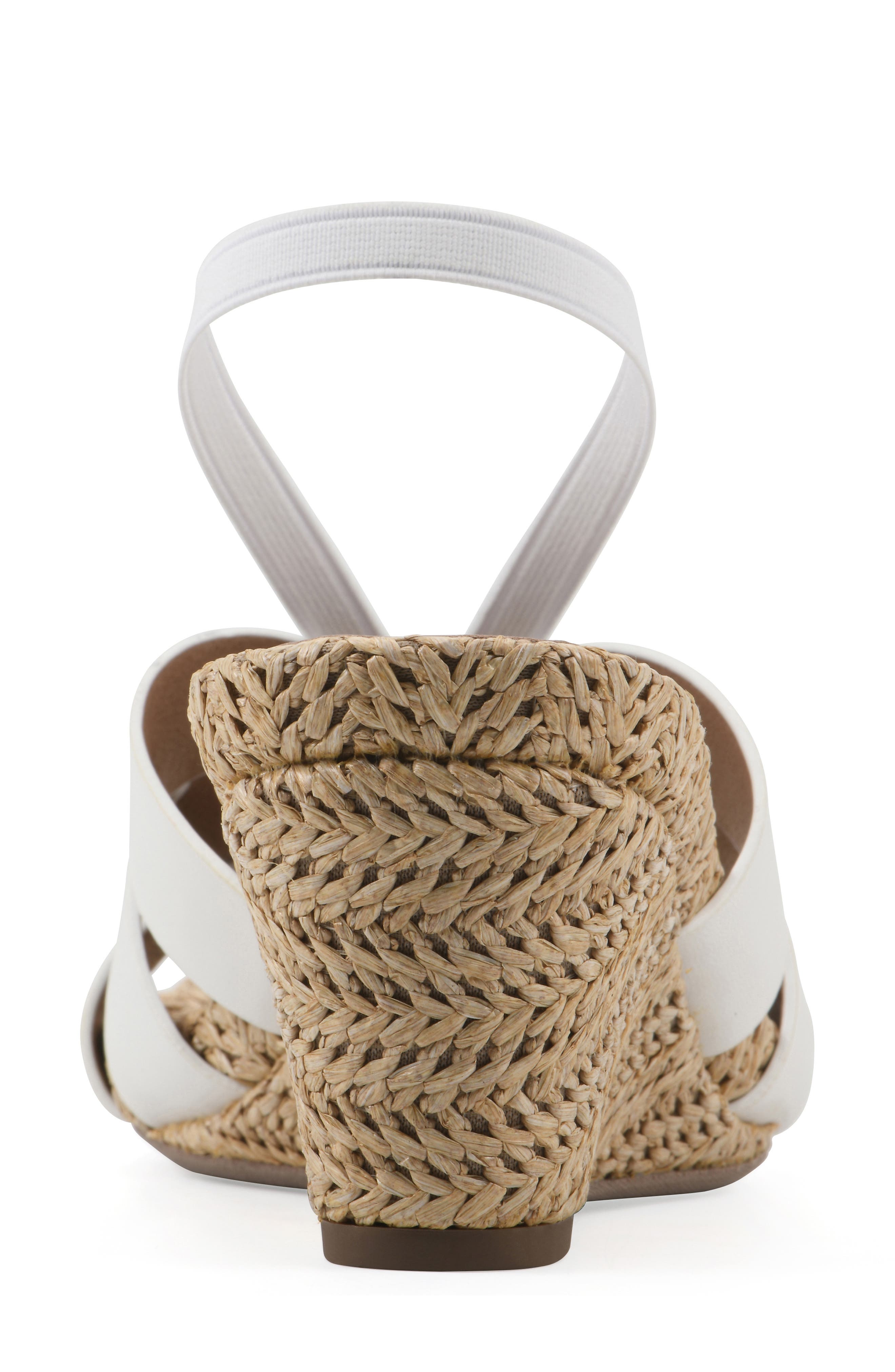 Atavi Wedge Espadrille Sandal, Alternate, color, WHITE/ SMOOTH