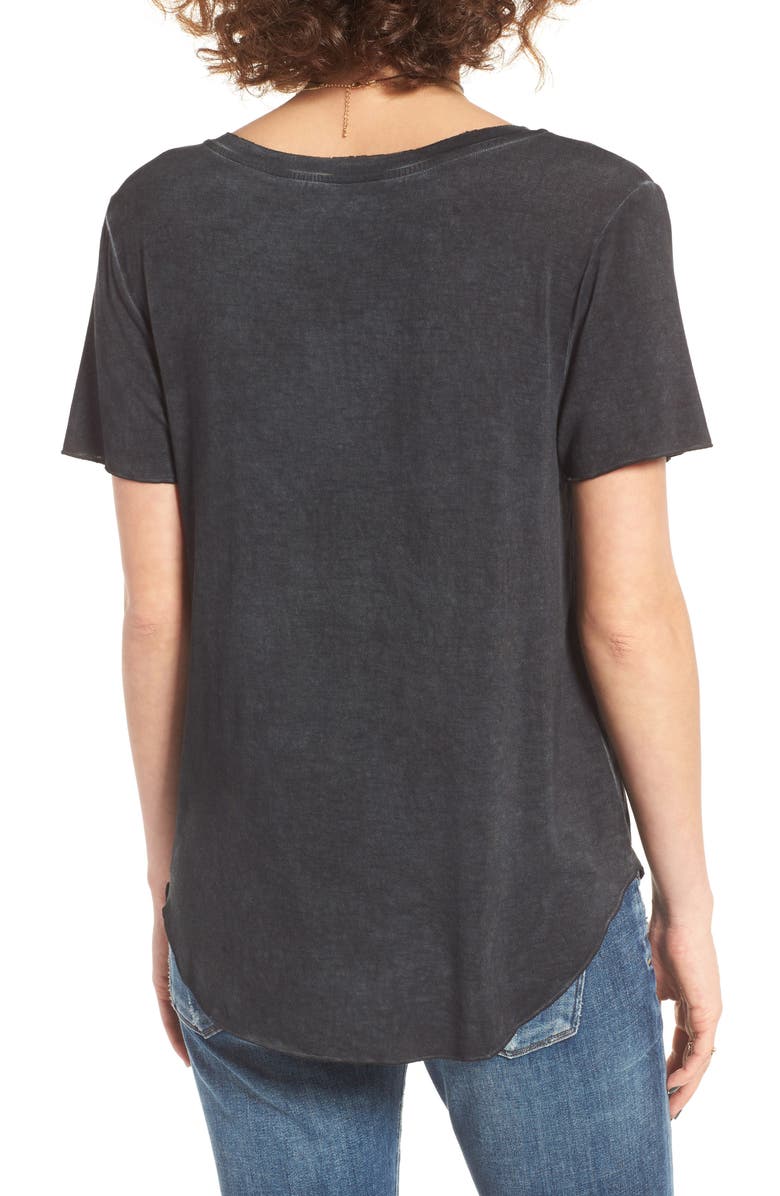 BP. Washed V-Neck Tee, Alternate, color,