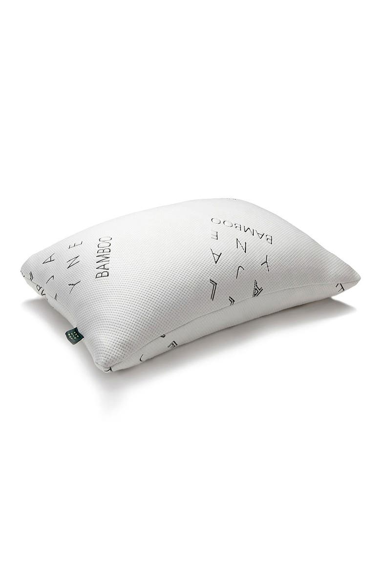Shredded Memory Foam Pillow, Alternate, color, WHITE