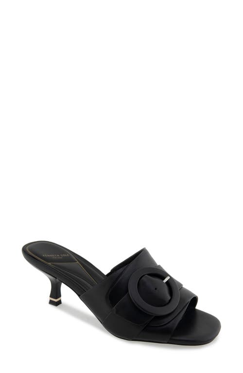 Kenneth Cole Valentina Sandal In Black Leather