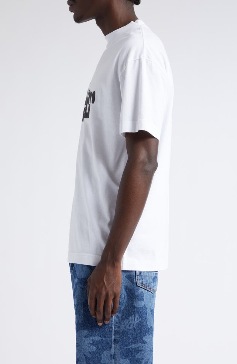 Palm Angels Sketchy Classic Graphic T-Shirt, Alternate, color, 