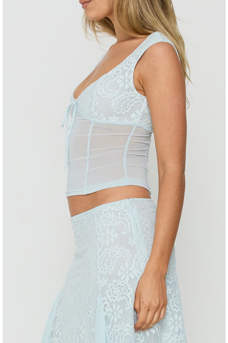 Quani Lace Top, Alternate, color, BLUE