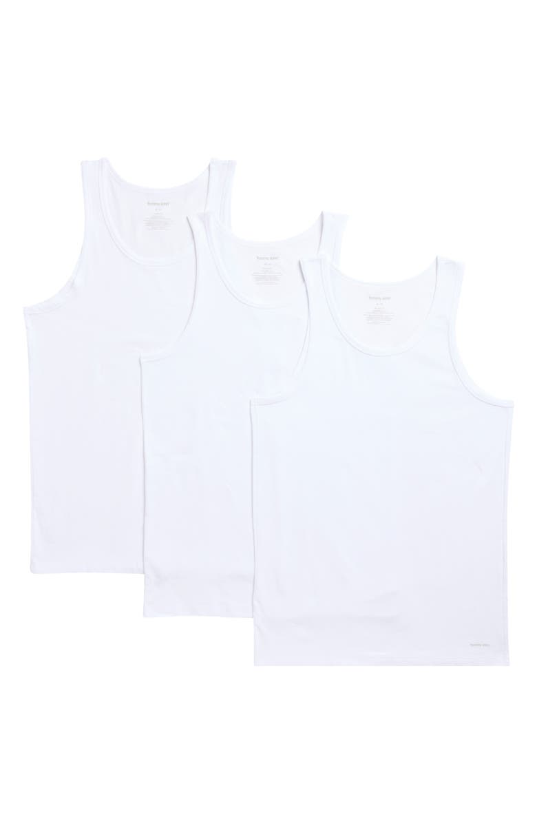Tommy John Cool Essential 3-Pack Rib Tanks, Main, color, White
