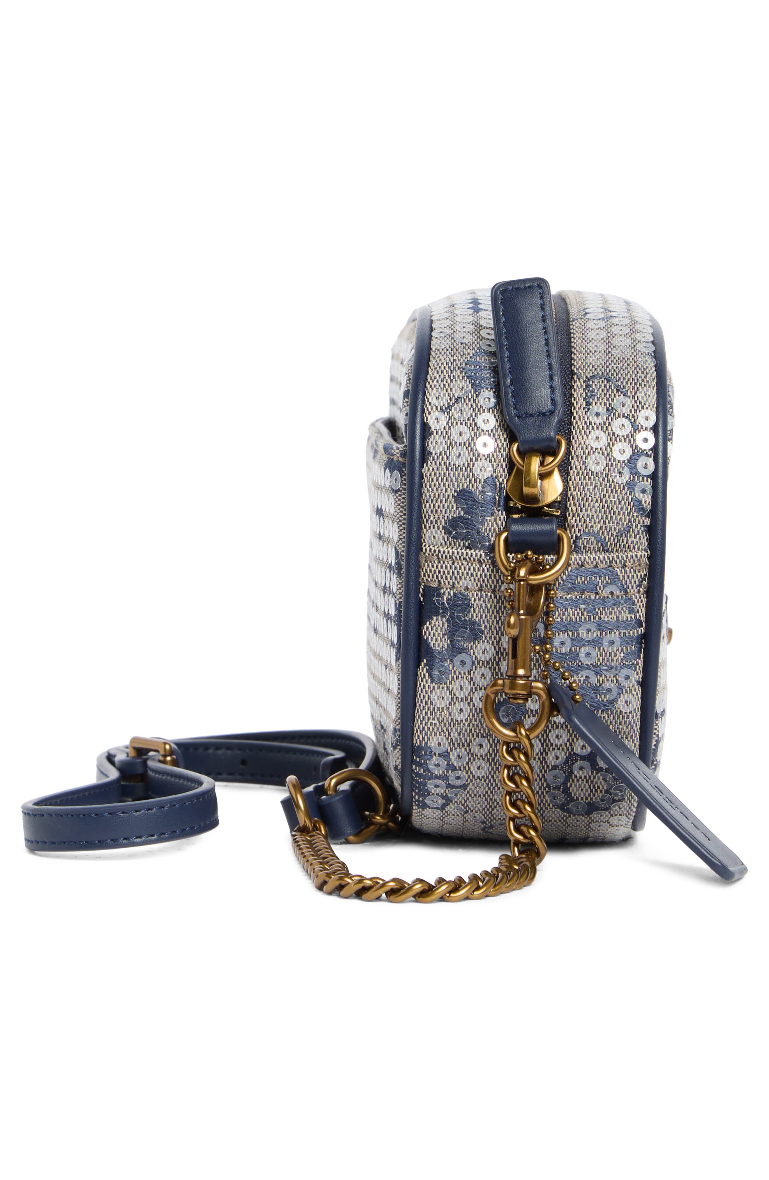 Kurt Geiger London Chiswick Camera Crossbody Bag, Alternate, color, Open Blue