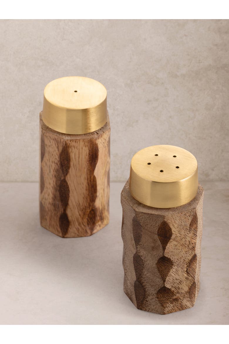 Macello Salt & Pepper Shakers, Main, color, Brown