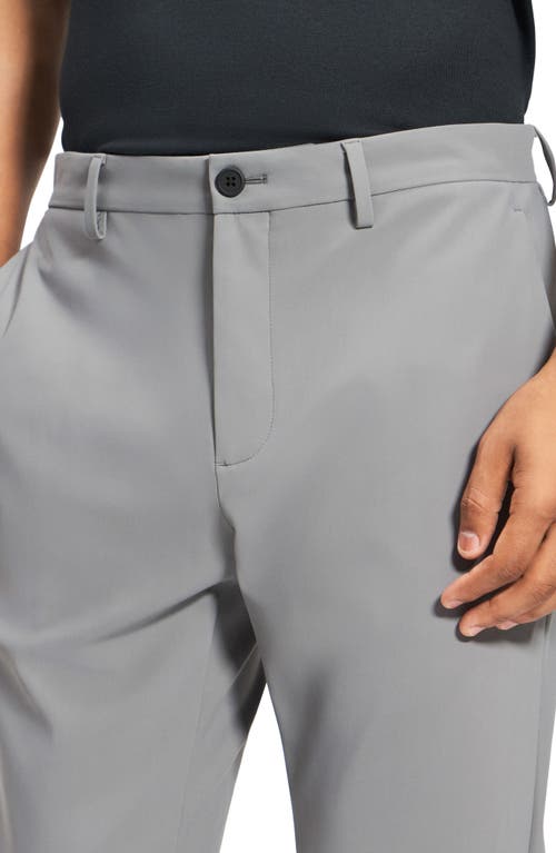 Theory Zaine Precision Ponte Knit Pants In Soft Grey