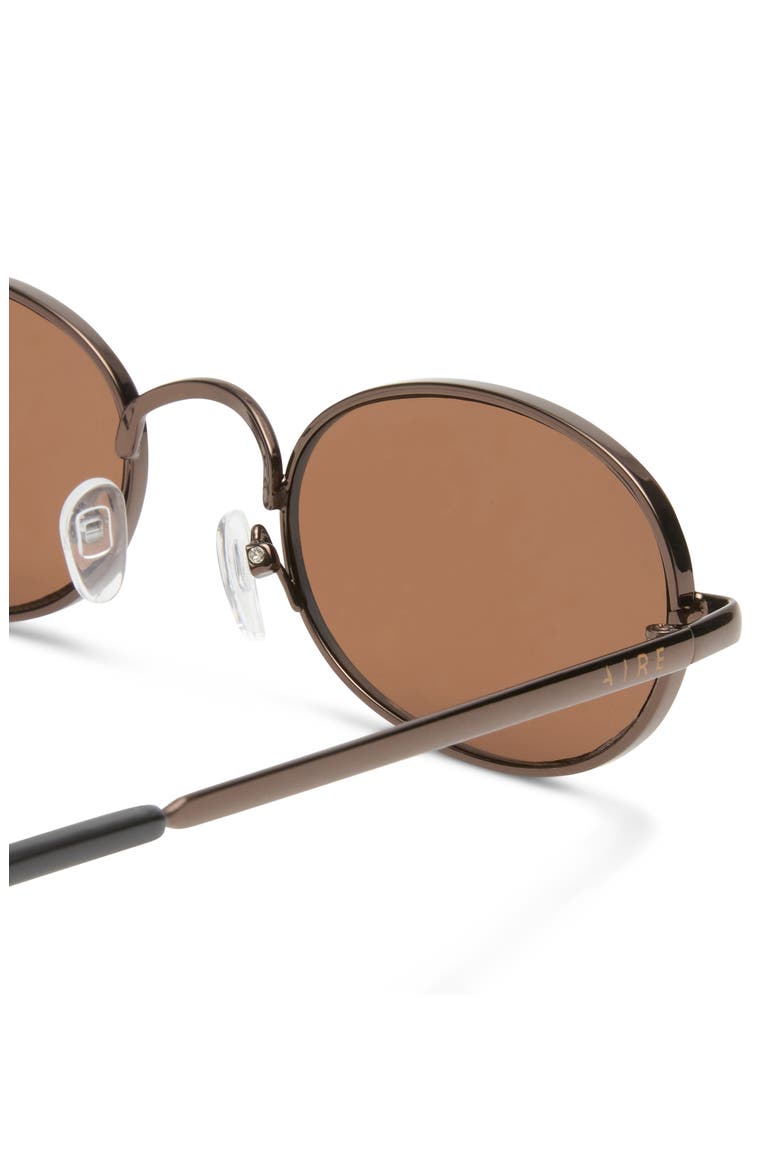 Regulus 49mm Small Oval Sunglasses, Alternate, color, CHOCOLATE/CHOCOLATE MONO