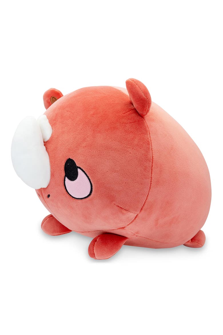 MochiOshis Rhino 12-Inch Character Plush Toy | Raiju Ookioshi, Alternate, color, Brown