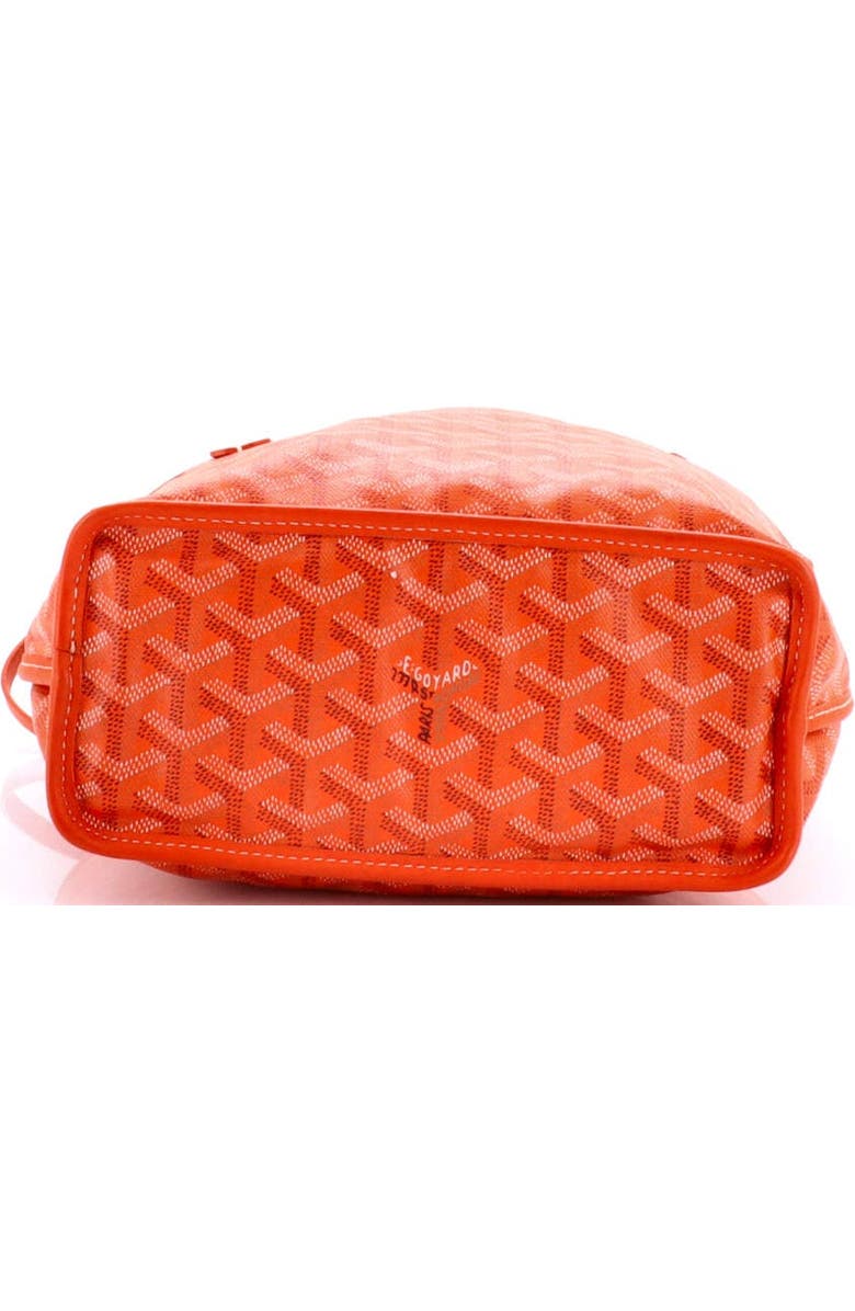 Pre-Owned Goyard Anjou Reversible Tote Coated Canvas Mini, Alternate, color, Orange