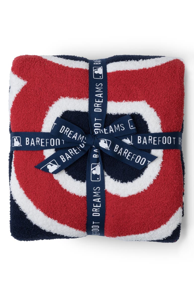 Barefoot Dreams<sup>®</sup> CozyChic<sup>®</sup> Boston Red Sox Throw Blanket, Alternate, color, Red Sox Multi