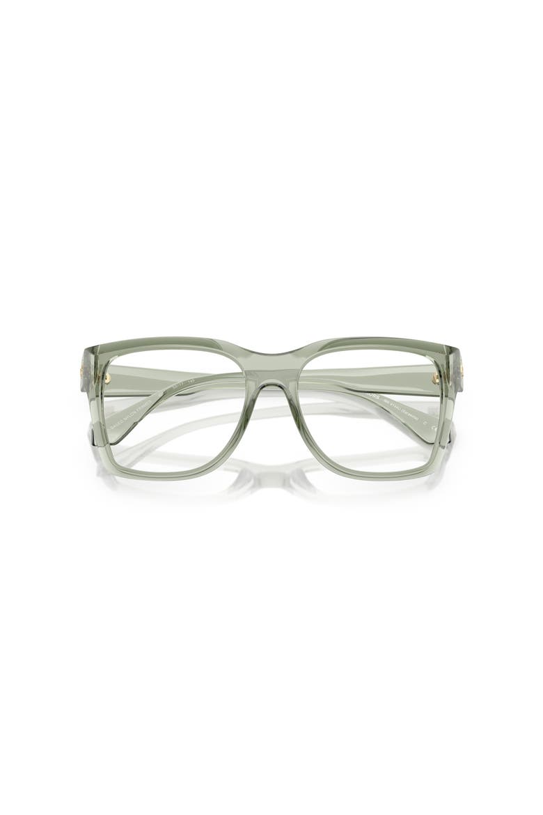 51mm Square optical glasses, Alternate, color, Green