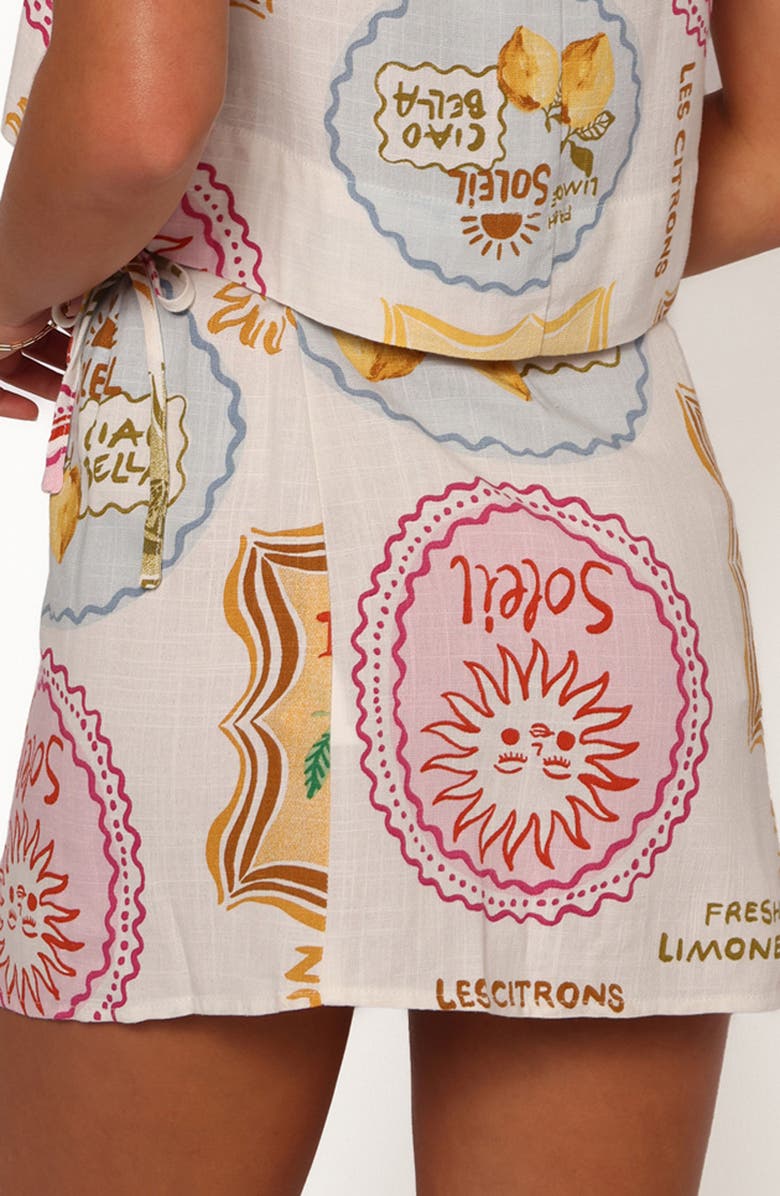 Petal & Pup Siena Wrap Miniskirt, Alternate, color, Bella