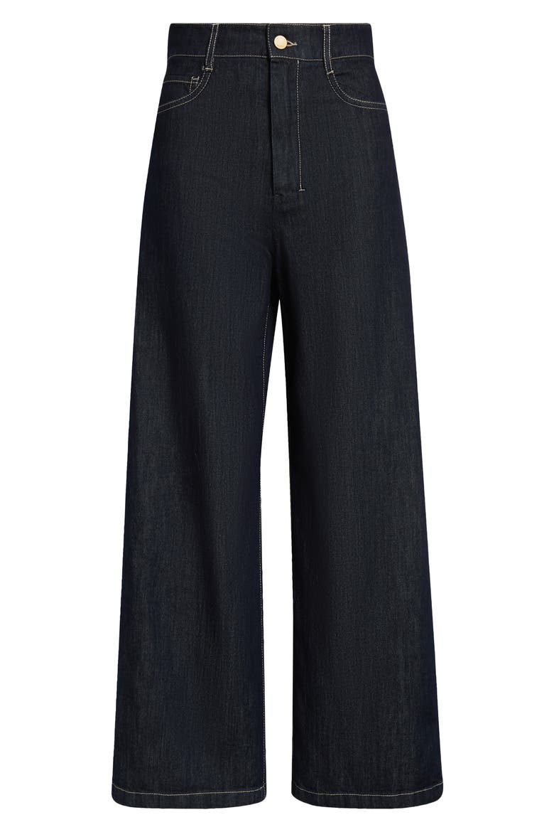 Zucchero High Waist Wide Leg Jeans, Alternate, color, MIDNIGHT BLUE